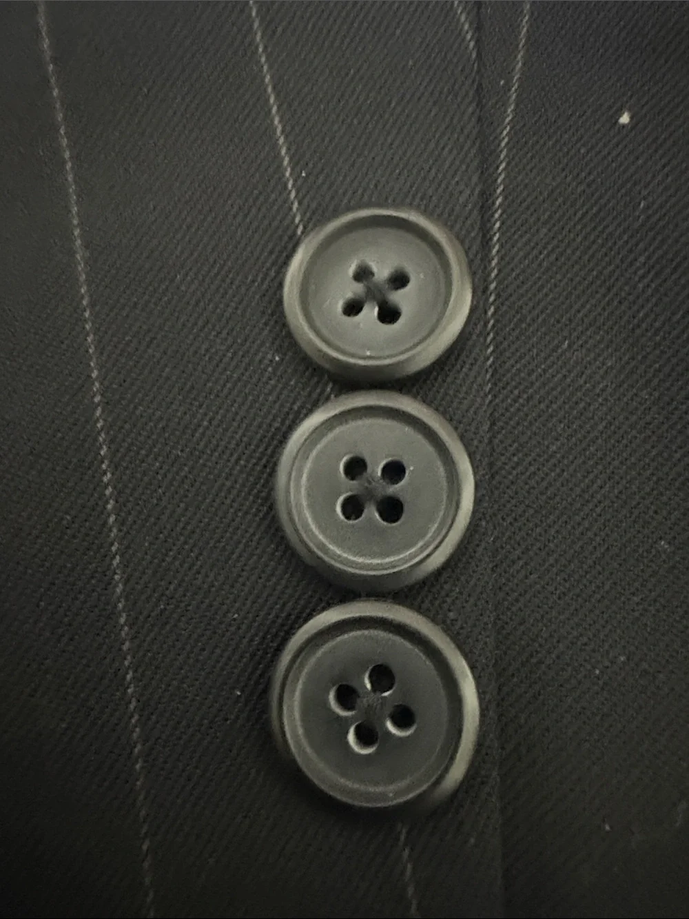 Men's Navy Pinstripe Two-Piece Suit with Brown Accessories